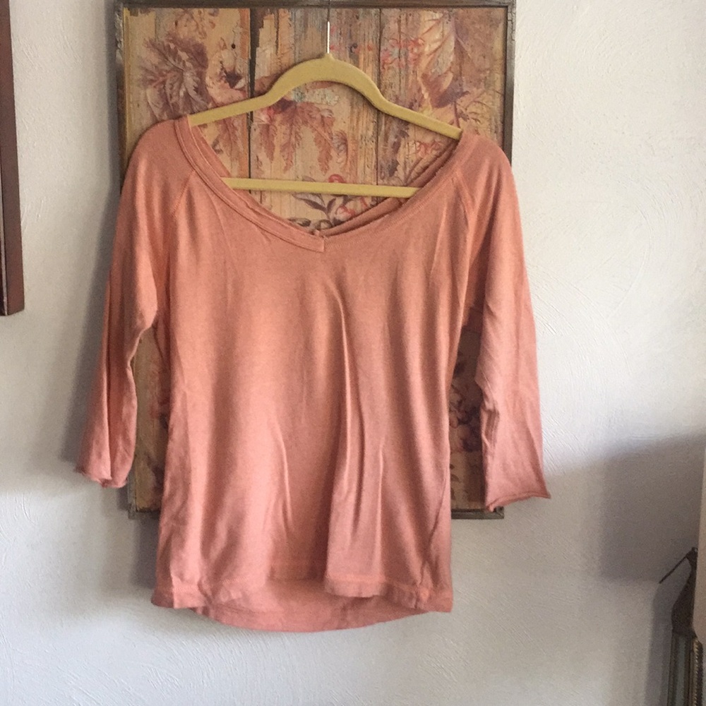 J. CREW 💯% COTTON STRETCH DISTR VINTAGE CAS TOP M